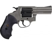 Rossi RP63 .357 Magnum 3" Barrel 6rd Revolver W/ Tungsten Gray Cerakote, Stainless Steel Frame, Fixed Blade Sight, Textured Black Rubber Grips