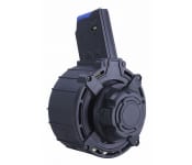 DefencePort - DRM-12 - Black- 12 Gauge - Premium Grade 20 Round Drum Magazine - Fits MKA1919, AR-12, Panzer, Tokarev , Etc. Made In Turkey- DRM-12