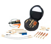 Otis FG85211 Deluxe Law Enforcement Cleaning System 9mm-.45cal, .223, .308, 12GA Cleaning Kit 4" x 4" x 2.5" 1 Kit