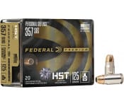 Federal P357SHST1S Premium Personal Defense 357 Sig 125 gr HST Jacketed Hollow Point - 20rd Box