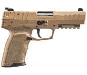 FN 66101276 Five-seveN MRD 5.7x28mm  4.80" Barrel 20+1 , FDE , Adjustable Sights , Optics Ready