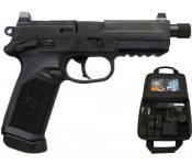 FN 66966 FNX Tactical 45 ACP  5.30" Threaded Barrel 15+1 ,  Matte Black , Night Sights , Manual Safety , Optics Ready