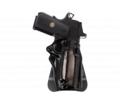 Galco SM2212RB Speed Master 2.0 OWB Black Leather Paddle Fits 1911 5" Barrel