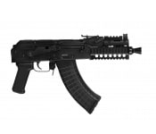 Pioneer Arms Polish Micro Hellpup CORE, AK-47 Semi-Automatic Pistol - 7" Barrel, Quad Picatinny Rail, Semi-Auto, 7.62x39,  2-30rd Magazines, Factory New