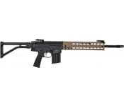 Brigade Manufacturing Makasi 5.56x45mm FAL-AR15 Hybrid Semi-Automatic Rifle, 16" Barrel, 12" Quad Rail, FDE Cerakote- M561162NQ