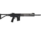 Brigade Manufacturing Makasi 5.56x45mm FAL-AR15 Hybrid Semi-Automatic Rifle, 16" Barrel, 12" Quad Rail, Tungsten Cerakote- M561163NQ
