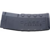 Classic Firearms AR-15 30 Round Enhanced Magazine - .223/5.56/.300BLK, Black With Yellow/Gold Accents  - Mfg # CLF556MOD2BLK