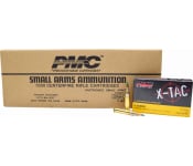 PMC 556K X-Tac 5.56 NATO LAP M855 62 GR Ammunition, Green Tipped, Brass Cased, Boxer Primed, Reloadable, Non-Corrosive  - 1000 Round Case