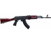 Century Arms VSKA AK-47 Semi Automatic Rifle 16.5" Barrel 762X39 ,30 Round U.S. Palm Magazine, Red Wood,  Chevron Brake - RI4335-N