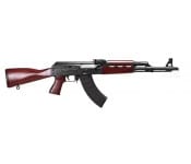 Zastava Arms AK-47 Semi-Automatic 7.62x39mm Rifle with Serbian Red Furniture, Buldged Trunnion, 1.5mm Receiver, and Chrome Lined Barrel - ZR7762SR