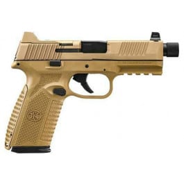 FN AMERICA FN 510 Tactical Optic Ready 10mm 4.7″ 10rd Pistol w/ Threaded Barrel – FDE