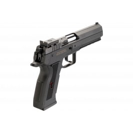 Tanfoglio IFG TFSTOCK3P40 Stock III 13+1 4.44″ Black Steel Barrel & Slide/Black Polymer Frame