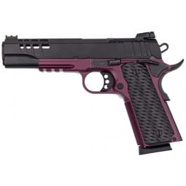 GLFA 1911 PISTOL 45ACP 5″ FS – BLACK SLIDE BLACK CHERRY FRAME