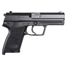H&K 704501A5 USP45 V1 *CA Compliant* DA/SA 4.41″ 3-Dot 10+1 2 Mags Black Polymer Grip/Frame Blued