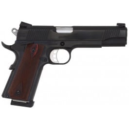 Tyler Gun Works Custom 1911 TGWGVBL45 Pistol, .45 ACP, 5″ Match Barrel, 7+1, Blued, Walnut Grips, Beavertail.