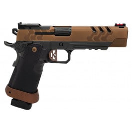 2K11 Stainless Trgt 9mm 5″ OR SS/Blk (3)10rd