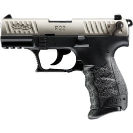 Walther P22Q .22LR 10rd Magazine 3.4″ Barrel Nickel