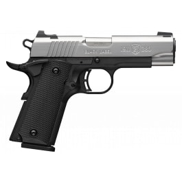 Browning 051119492 1911-380 Compact 380 ACP 8+1 3.63″ Stainless Steel Barrel, Satin Stainless Steel Serrated Slide, Matte Black Aluminum Frame, Black Polymer Grip | USA Gun Store