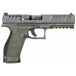 WALTHER ARMS PDP Full Size 9mm 4.5in 18+1 Pistol – Green / Black