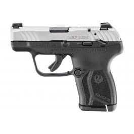 Ruger 13754 LCP Max 380 ACP 10+1 2.80″ Black Oxide Alloy Steel Barrel, Matte Stainless Steel Serrated Slide, Black Polymer Frame, Textured Grip