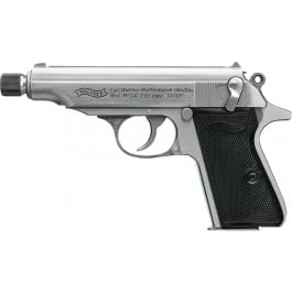 Walther PP SD 4796062 Pistol .32 ACP 3.9″ Threaded Barrel 8rd DA/SA Stainless Optics-Ready