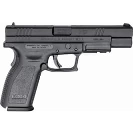 Springfield Armory XD9401 XD Full Size *CA Compliant* Double 9mm 5″ 10+1 3Dot Black Polymer Grip/Frame Grip Black Melonite