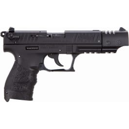 Walther 5120334 P22TC Firearms *CA Compliant* 22LR 5″ Target 10+1 Black Synthetic Grip Black