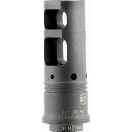 Surefire-Laser Product Socom 3/4-24 Muzzle Brake, .338, Diamond-Like Carbon Coated - SFMB-338-3/4-24
