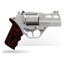 Chiappa Rhino Revolver 30DS X Stainless Steel Handgun .357 Mag 6rd Capacity 3″ Barrel with 3 Moon Clips
