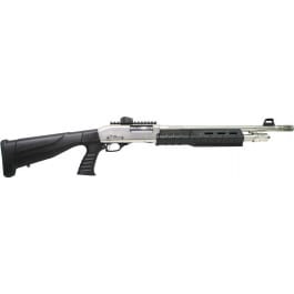 IVER JOHNSON PUMP 12GA 3″ 18″ – NICKEL QD PISTOL GRIP STOCK | USA Gun Store
