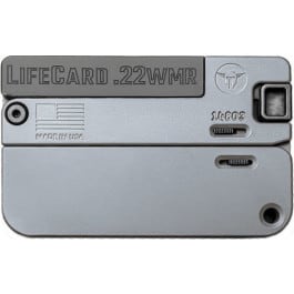 Trailblazer LifeCard LC2-CON Pistol, 22WMR, 2.5″ Barrel, 1rd, Break Action, Aluminum, Folding Credit Card Size.