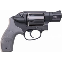 Smith & Wesson 12058 M&P Bodyguard *MA Compliant 38 S&W Spl +P 5 Shot 1.88″ Black PVD Barrel/Cylinder, Matte Black Aluminum J-Frame, Gray Polymer Grip, Includes Crimson Trace Red Laser