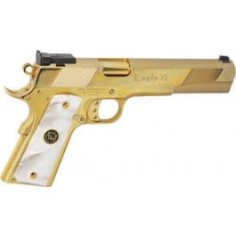 IVER JOHNSON EAGLE XL – 45ACP 6″ 24K GOLD WHITE PEARL