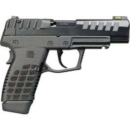 Kel-Tec P17BBLKORTANS P17 Sports South Exclusive 22 LR 16+1 3.80″ Black Steel Barrel, Tan Optic Ready/Serrated Slide, Black Polymer Frame W/Picatinny Rail, Textured Grip | USA Gun Store