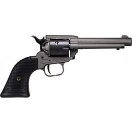 Heritage Mfg RR22C4 Rough Rider 22 LR 6 Shot 4.75″ Tungsten Gray Cerakote Steel Barrel & Frame, Black Satin Cylinder & Textured Polymer Grips
