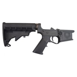 E3 Arms Omega 15 AR 15 Black Polymer Complete Lower Receiver