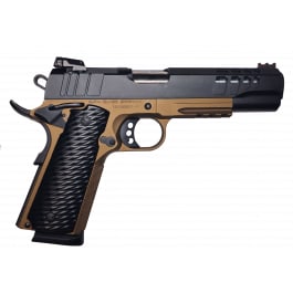 GLFA 1911 PISTOL 9MM 5″ FS – BLACK SLIDE BRONZE FRAME