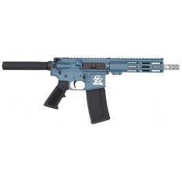 GREAT LAKES FIREARMS AR-15 223 Wylde 7.5″ 30rd Pistol w/ No Brace | Blue Titanium