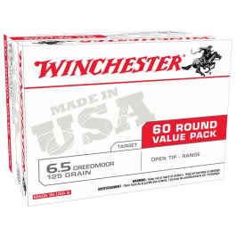 Winchester Winchester Ammo USA65CMVP USA Ready 6.5 Creedmoor 125 gr Open Tip (Value Pack) - 60rd Box