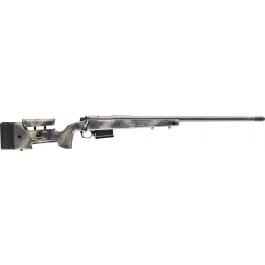 Bergara B14S382 B-14 Wilderness HMR 6.5 Creedmoor 5+1 24" Threaded Barrel, Sniper Gray Cerakote, Woodland Camo Stock