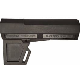 Shockwave Technologies - Blade Pistol Stablizer - For AR15 Pistols - ATF Approved - 2MBLK