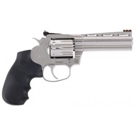 Colt Defense King Cobra 10 Round .22LR Stainless Steel Revolver, 4.25" Barrel, Matte Rubber Black Grips, Double/Single Action - KCOBRA22-SP4RFO