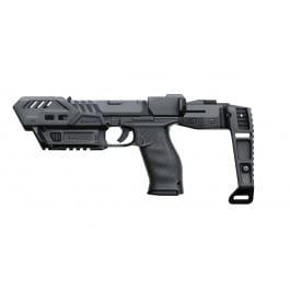 Recover Tactical S-Pro Basic Conversion Kit For Walther PDP, Deployable Brace Chassis System, Metal Frame, MLok Compatible, Black - SPROPDPB01