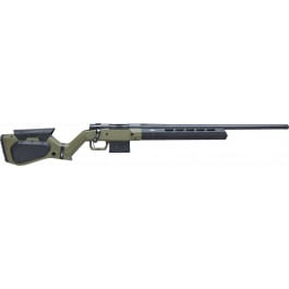 Howa HHERA308HBODG M1500 Hera 5+1 24" Heavy Threaded Barrel, Black Rec, OD Green & Black Hera H7 Chassis Stock