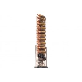 ETS Group SMKGLK43X19 Pistol Mags 19rd 9mm Extended For Glock 48 For Glock 43X Smoke Polymer