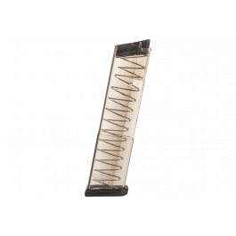 ETS Group SMKGLK4312 Pistol Mags 12rd 9mm Extended For Glock 43 Smoke Polymer