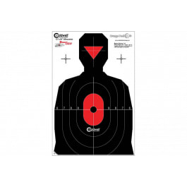 Caldwell 1175523 Silhouette Dual Zone Silhouette <em>Paper</em> Target 8 Per Pkg