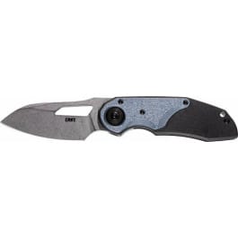 CRKT Attaboy <em>Folding</em> <em>Knife</em> 2-3/4" Drop Point Blade Black and Blue