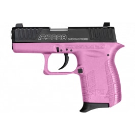 Diamondback DB0100E112 G4 6+1 2" Stainless Steel Barrel, Black Serrated w/Laser Logo Slide, Pink Polymer Frame w/Beavertail, Pink Polymer Grips