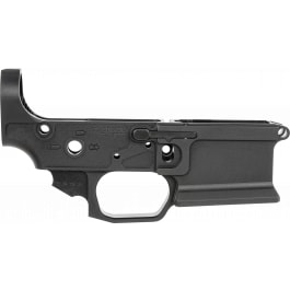 Sharps Bros SBLR08F Livewire Stripped Lower Black Anodized Finish 7075-T6 Aluminum Material Compatible with Mil-Spec for AR-Platform
